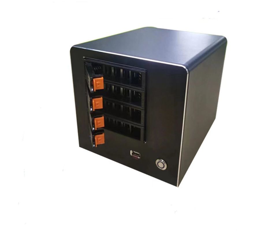 กล่อง Nas Storage Server Chassis Household 4 Bay คอมพิวเตอร์เคส พานอลูมิเนียม