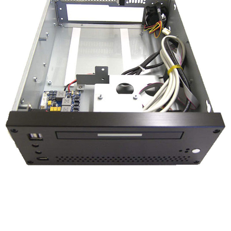 6U Rackmount Server Chassis Design สีดํา อิเล็กทรอนิกส์อุตสาหกรรม 19 นิ้ว 3U คอมพิวเตอร์เคส PC