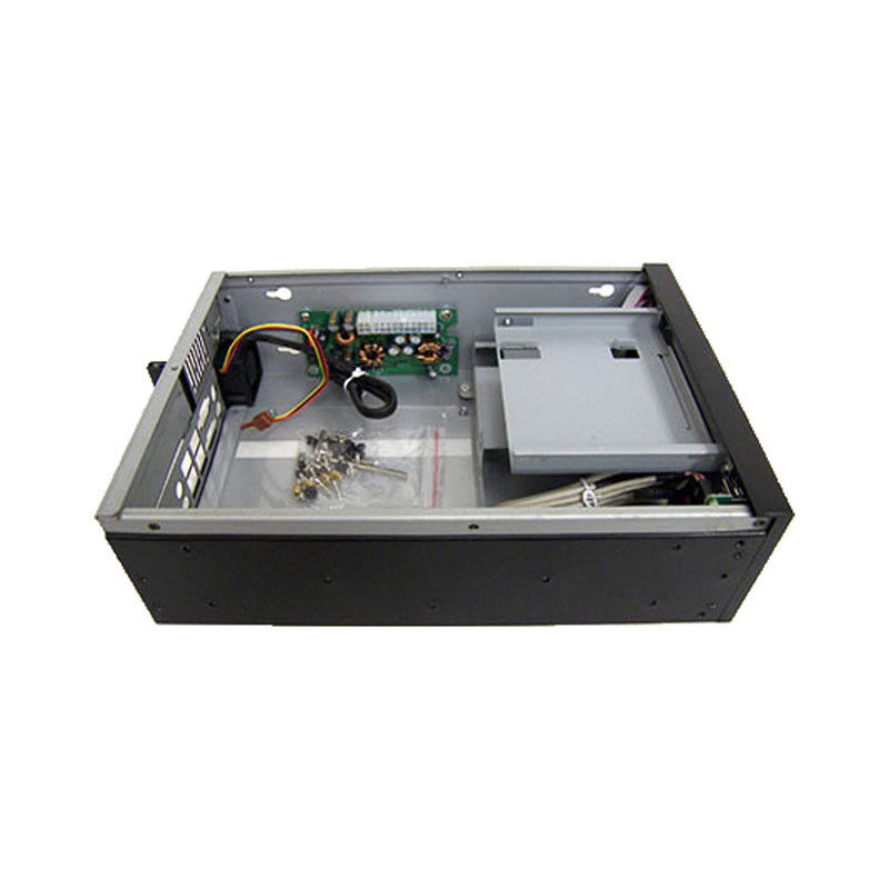 6U Rackmount Server Chassis Design สีดํา อิเล็กทรอนิกส์อุตสาหกรรม 19 นิ้ว 3U คอมพิวเตอร์เคส PC