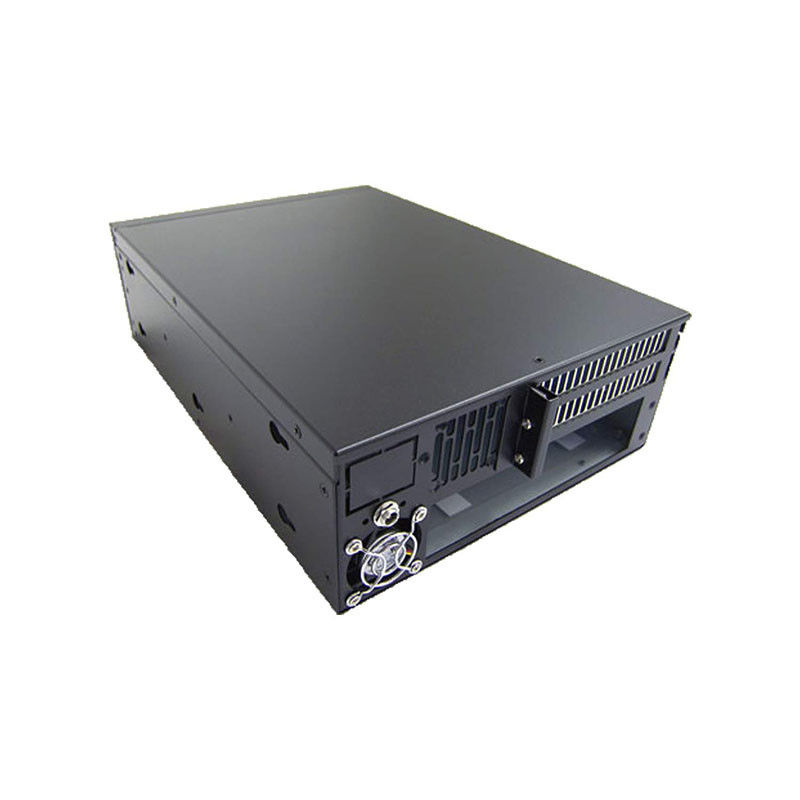 6U Rackmount Server Chassis Design สีดํา อิเล็กทรอนิกส์อุตสาหกรรม 19 นิ้ว 3U คอมพิวเตอร์เคส PC