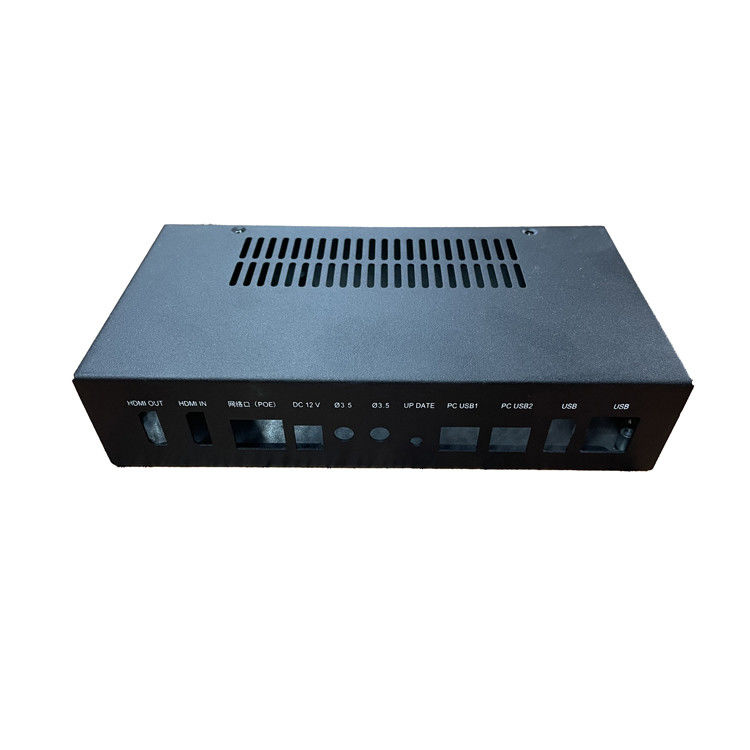 สั้น 3U Rackmount IPC Chassis Base เหล็กอลูมิเนียม 4 U 3u Rackmount Case