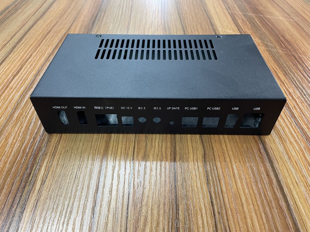 สั้น 3U Rackmount IPC Chassis Base เหล็กอลูมิเนียม 4 U 3u Rackmount Case