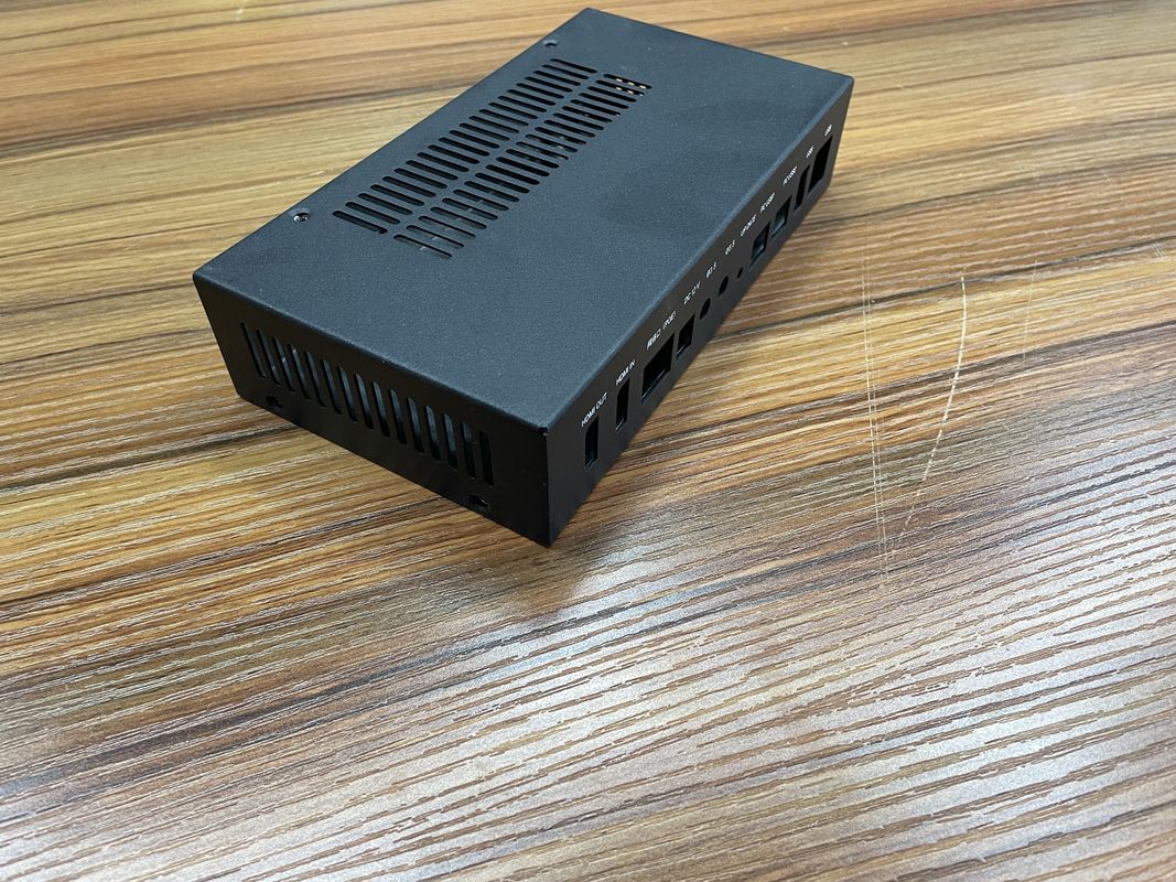 สั้น 3U Rackmount IPC Chassis Base เหล็กอลูมิเนียม 4 U 3u Rackmount Case