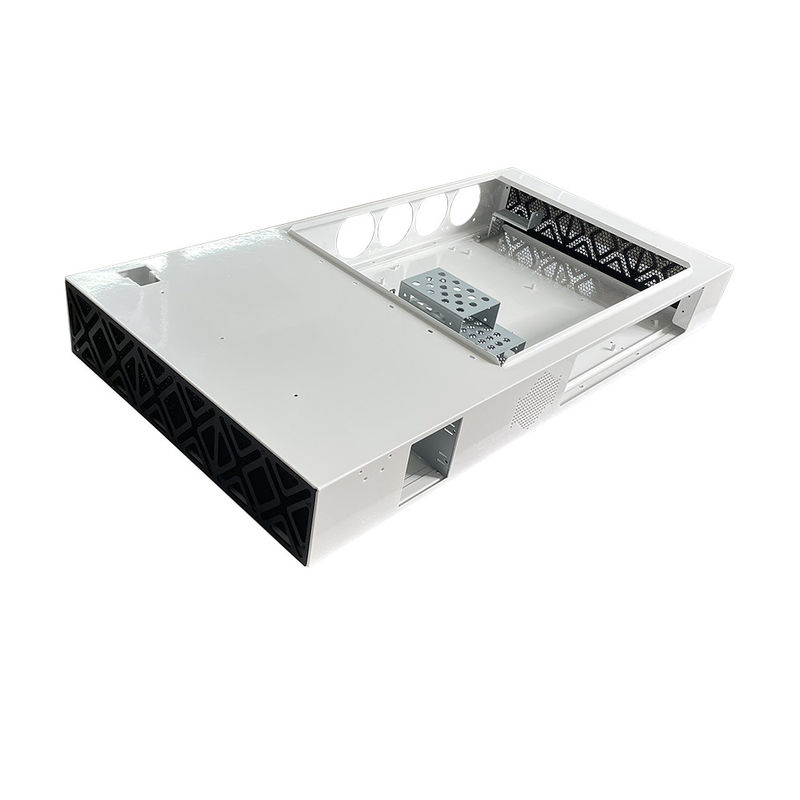 การแปรรูปโลหะแผ่น CNC บังคับตามความต้องการ Stamping Chassis Cabinet Shell Sheet Metal Parts Chassis การแปรรูปโลหะแผ่น