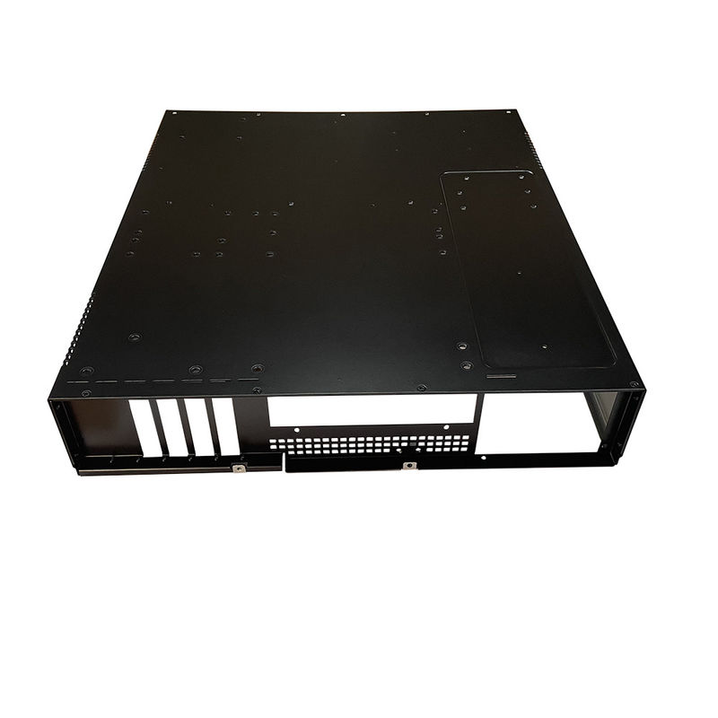 Oem Custom Sheet Metal Chassis Base อลูมิเนียม สแตนเลส อุตสาหกรรม จุดเชื่อม Server กล่อง